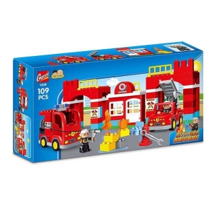 لگو دوپلو 109 تکه مدل ایستگاه آتش نشانی کد 1009