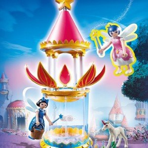 قیمت قصر پلی موبیل مدل PLAYMOBIL Musical Flower Tower with Twinkle 6688