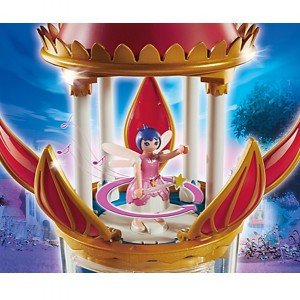 قصر موزیکال  پلی موبیل مدل PLAYMOBIL Musical Flower Tower with Twinkle 6688