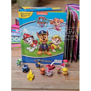 فیگور سگهای نگهبان پاوپاترول 1 با کتاب انگلیسی busy book paw patrol کد 30890