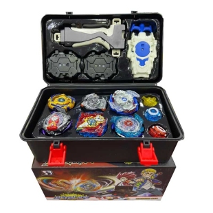 اسباب بازی کیفی فرفره های انفجاری 6 عددی طوسی کد P/BB888/B