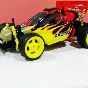 ماشين كورس كنترل رنگ زرد-قرمز كد 66210