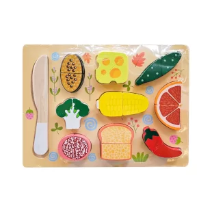 پازل چوبی مگنتی صبحانه کد MWZ0235