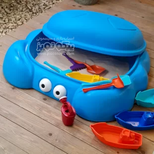 استخر شن بازی خرچنگ رنگ آبی کد P/30040/AB