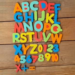 پازل مگنتی حروف الفبا و اعداد انگلیسی کد 3980431