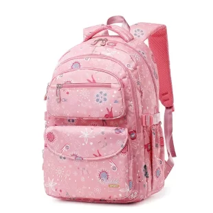 کوله پشتی کودک صورتی طرح گل کد 3981476