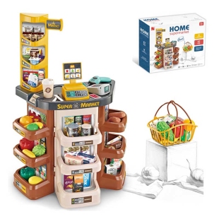 اسباب بازی سوپر مارکت 47 تکه با سبد خرید کد 66887