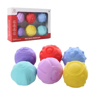 توپ حسی 6 عددی سایز کوچک کد YL1024A