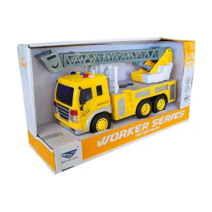 اسباب بازی جرثقیل موزیکال زرد کد SY754CA09