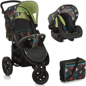 کالسکه 3تکه Viper SND+Bag/ Cross Blackکدhauck311059