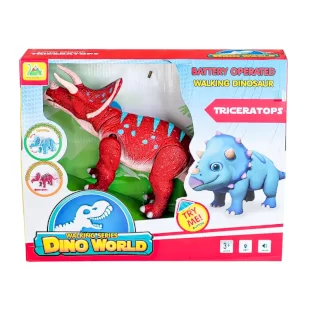 اسباب بازی دایناسور قرمز مدل Triceraptor کد RS6168A