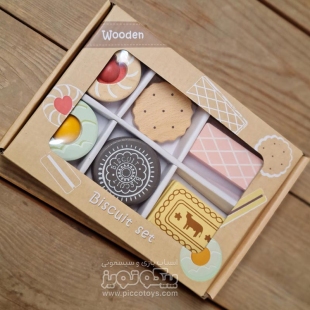 ست بیسکوئیت اسباب بازی چوبی پیکاردو کد BZ-44-B