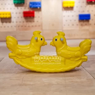 الاکلنگ تعادلی خروس رنگ زرد دو نفره 5089