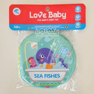 کتاب حمام کودک طرح موجودات دریایی مدل P/3474/C