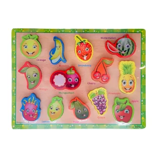 پازل چوبی جاگذاری میوه ها کد P/3588/B