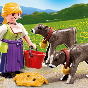 ساختني پلي موبيل مدل country woman with calves pm 4778