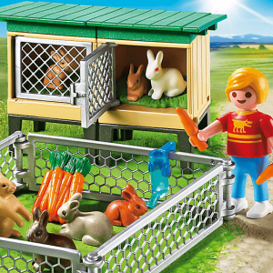 rabbit pen with hutch pm 6140