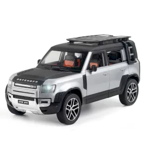 ماکت ماشین عقب کش مدل لندرور Defender نقره ای کد P/CZ132A/G