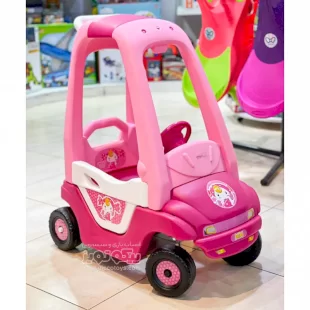 ماشین پایی کودک سقف دار coolwheels رنگ صورتی کد P/CW015/A