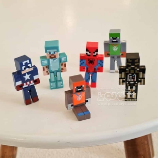 مینی فیگور ماینکرافت 6 عددی minecraft کد 2406
