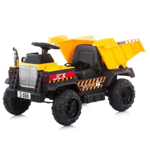 کامیون شارژی چیپولینو chipolino مشکی زرد کد TRJ02101YE