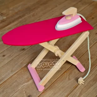 اتو اسباب بازی به همراه میز  رنگ سرخابی کد GT711A