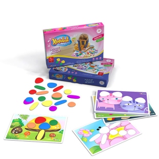 اسباب بازی فکری سنگریزه های رنگی سری یک کد A9967