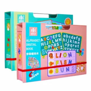 کتاب و تخته مگنتی با حروف انگلیسی مگنتی کد 739068