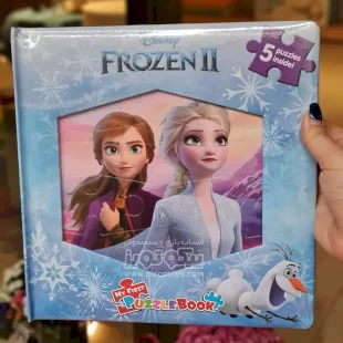 کتاب داستان پازلی فروزن  puzzle book frozen کد 49281