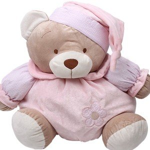 عروسک نشسته بزرگ  fly by fly کد 10324 رنگ صورتی