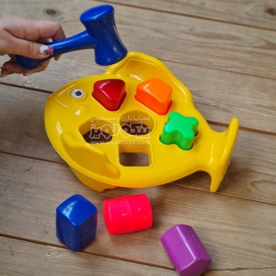 اسباب بازی پازل چکشی ماهی مدل P/100220/CM