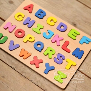 پازل چوبی جاگذاری حروف الفبا انگلیسی کد 4049055