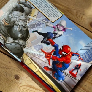فیگور مرد عنکبوتی با کتاب انگلیسی busy book spiderman کد 36472