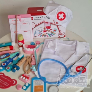 اسباب بازی دندانپزشکی با لباس سفید کد P/SSG103/C