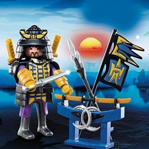 آدمک سامورایی پلی موبيل مدل Samurai with Weapon Stand Set 4789