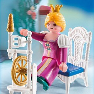 ساختنی پلی موبيل مدل Princess with Weaving Wheel 4790