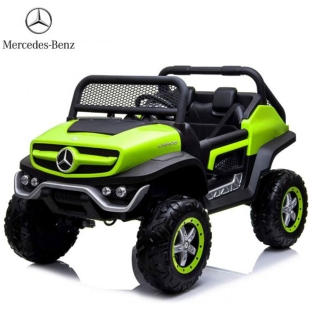 ماشین شارژی مرسدس بنز  یونی موگ unimog سبز  کد 4065407