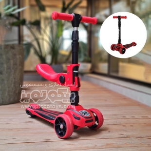 اسکوتر کودک کیکابو رنگ قرمز kikka boo roadster  کد 31006010083
