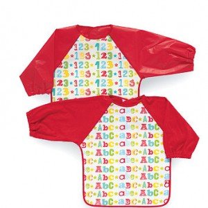 پیشبند آستیندار 2 عددی mothercare رنگ قرمز