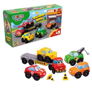 اسباب بازی ماشین سری حمل و نقل 40 تکه کد 3277J5