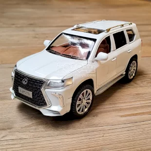 ماکت ماشین عقب کش مدل لکسوس سفید کد P/SR2402/A