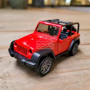 ماکت ماشین عقب کش مدل جیپ Jeep قرمز کد P/A8121/A