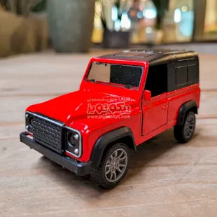 ماکت ماشین عقب کش مدل لندرور قرمز کد P/A8121/C