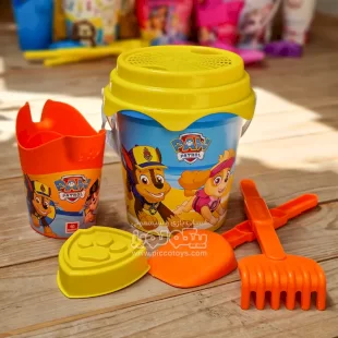 اسباب بازی سطل شن بازی Mondo مدل سگ های نگهبان پاوپاترول کد 2432