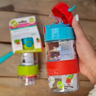 قمقمه نی دار آبی اوپس oops مدل 4100430