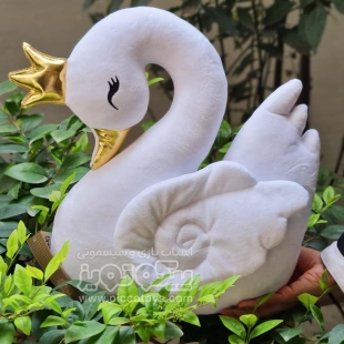 کوسن پولیشی طرح قو بزرگ  کد P/01/A