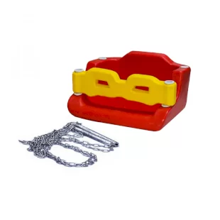 کفی تاب کودک حفاظ دار با پشتی قرمز با زنجیر مدل P/30091/GH