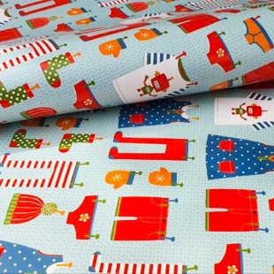 کاغذ کادو یک رو طرح لباس کد A573