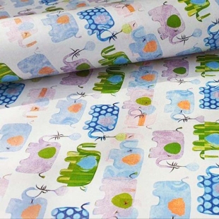 کاغذ کادو یک رو طرح فیل کد 9132