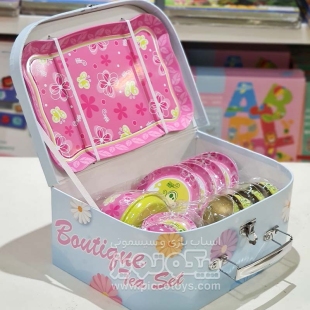 اسباب بازی ست چایی خوری فلزی با کیف دستی کد 966B4